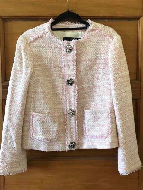 zara chanel style jacket